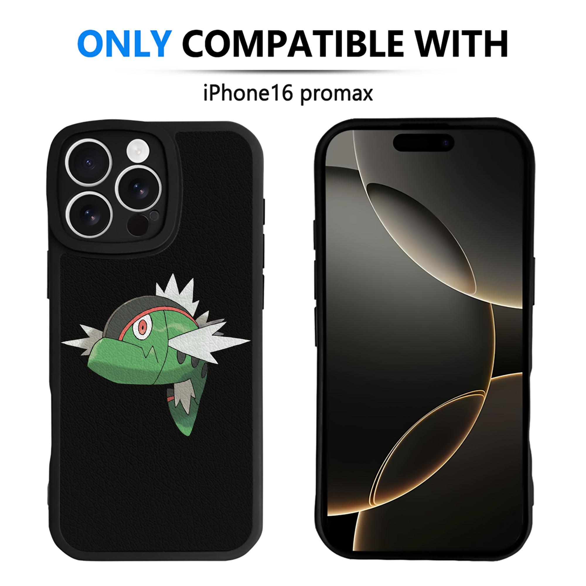 （画像用） ポケットモンスター Pokémon 【iPhone 16シリーズ対応】シリコンスマホケース（レザー調） 材質：シリコン